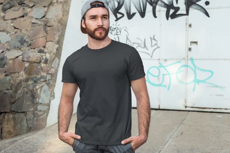 Black Solid T-shirt