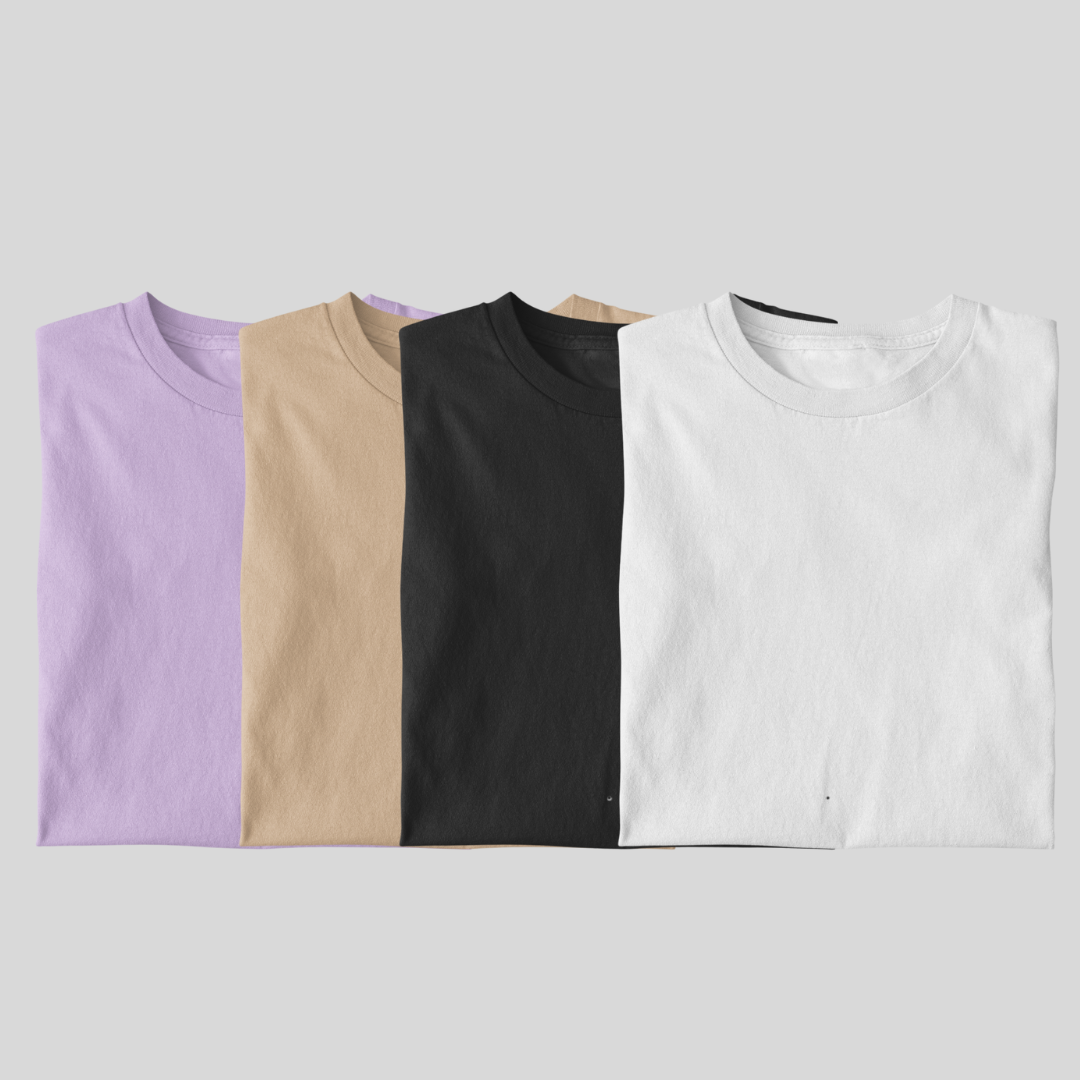 Oversize Mens T-shirt Combo (Pack of 4)