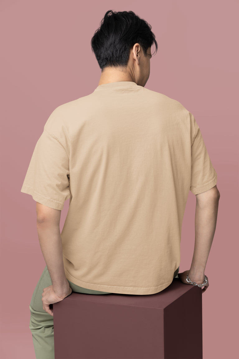 Beige Oversized Tee