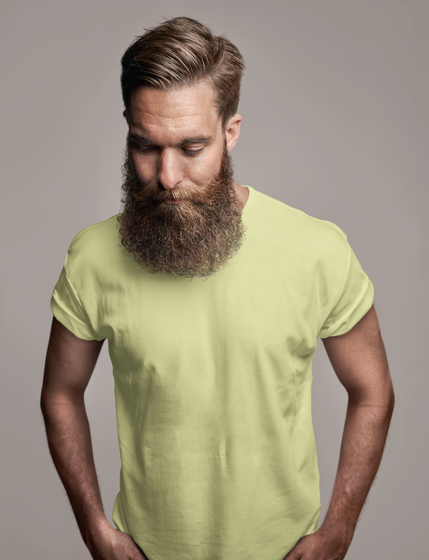 Lime Yellow Solid T-shirt