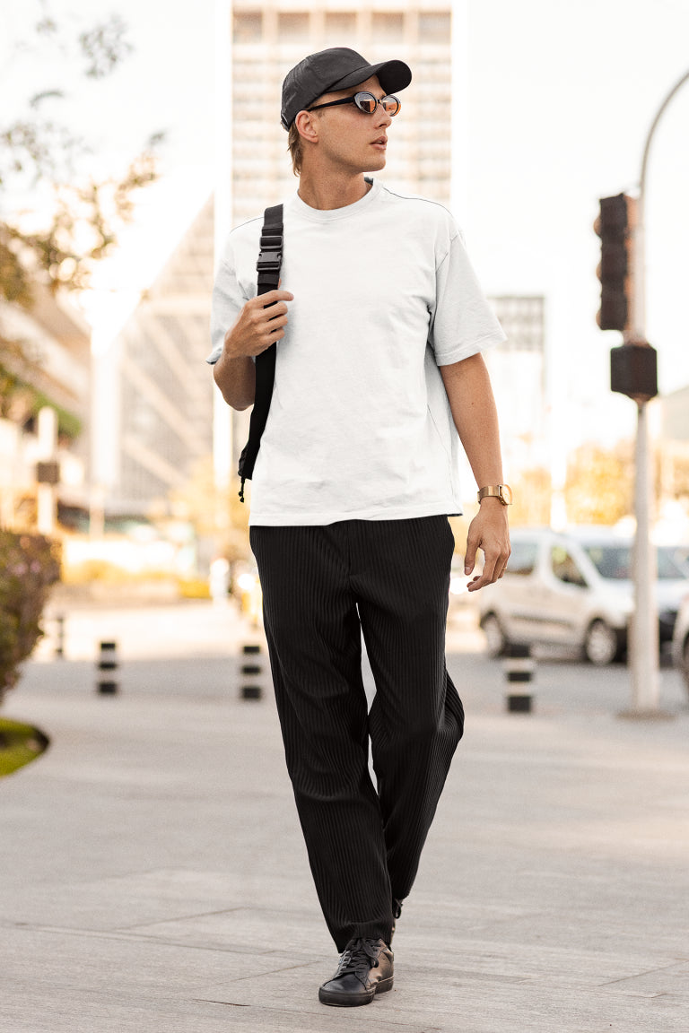 White Oversized Tee